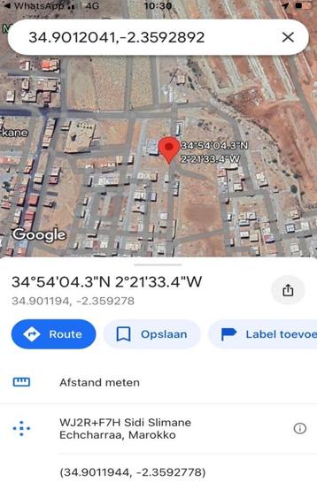 Terrain villa titré de 212m2 à Berkane, Jusqu'à 200 m²