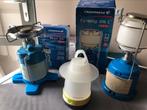 Kachel en lamp, Caravans en Kamperen, Kampeeraccessoires, Ophalen, Gebruikt