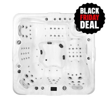 Jacuzzi Riva 210x210cm 90 jets! - Black Friday Deal 21%BTW beschikbaar voor biedingen