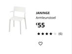 Janinge stoel ikea wit, Huis en Inrichting, Ophalen, Nieuw