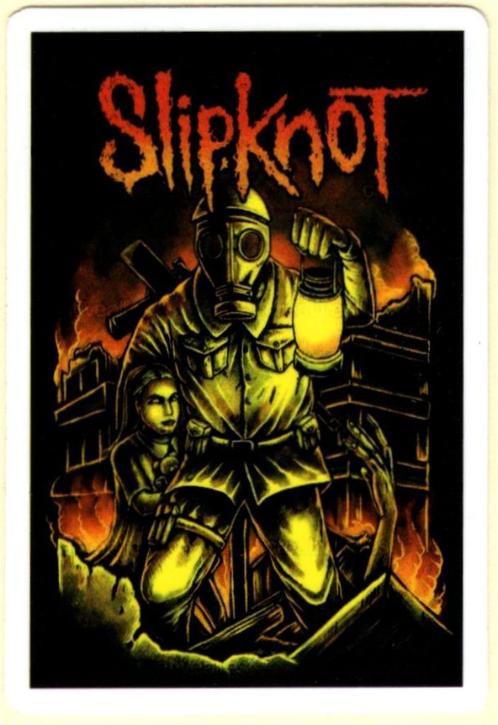 Slipknot sticker #15, Collections, Musique, Artistes & Célébrités, Neuf, Envoi