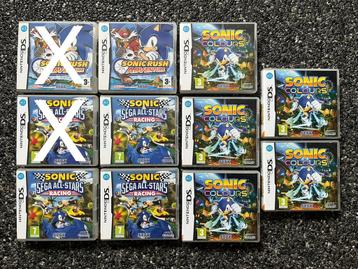 Sonic Games voor de Nintendo DS 2ds en 3ds beschikbaar voor biedingen