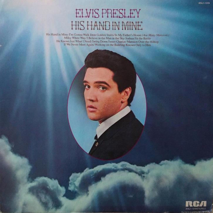 Elvis - LP - His Hand in Mine (1976) (USA) (ANL1-1319), Cd's en Dvd's, Vinyl | Rock, Gebruikt, Overige genres, Ophalen