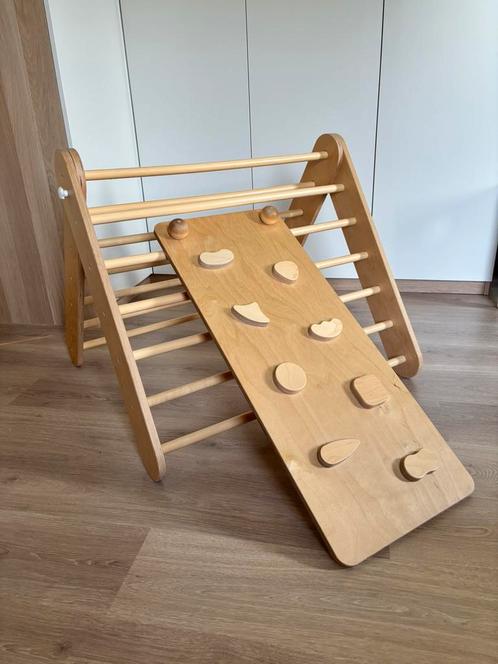 Klimdriehoek leg&go pikler climbing triangle swedish wall, Kinderen en Baby's, Speelgoed | Houten speelgoed, Zo goed als nieuw