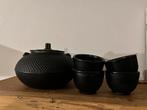 Theepot in zwart, Huis en Inrichting, Keuken | Servies, Ophalen, Zo goed als nieuw