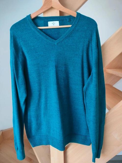 Trui V-hals. C&A Large. Mooie blauwe kleur., Kleding | Heren, Truien en Vesten, Zo goed als nieuw, Maat 52/54 (L), Blauw, Ophalen of Verzenden