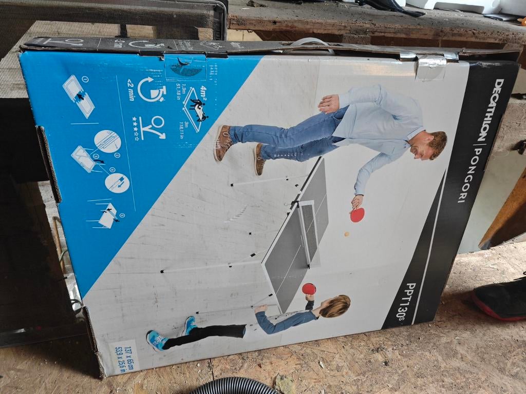 Pingpongtafel, Ophalen