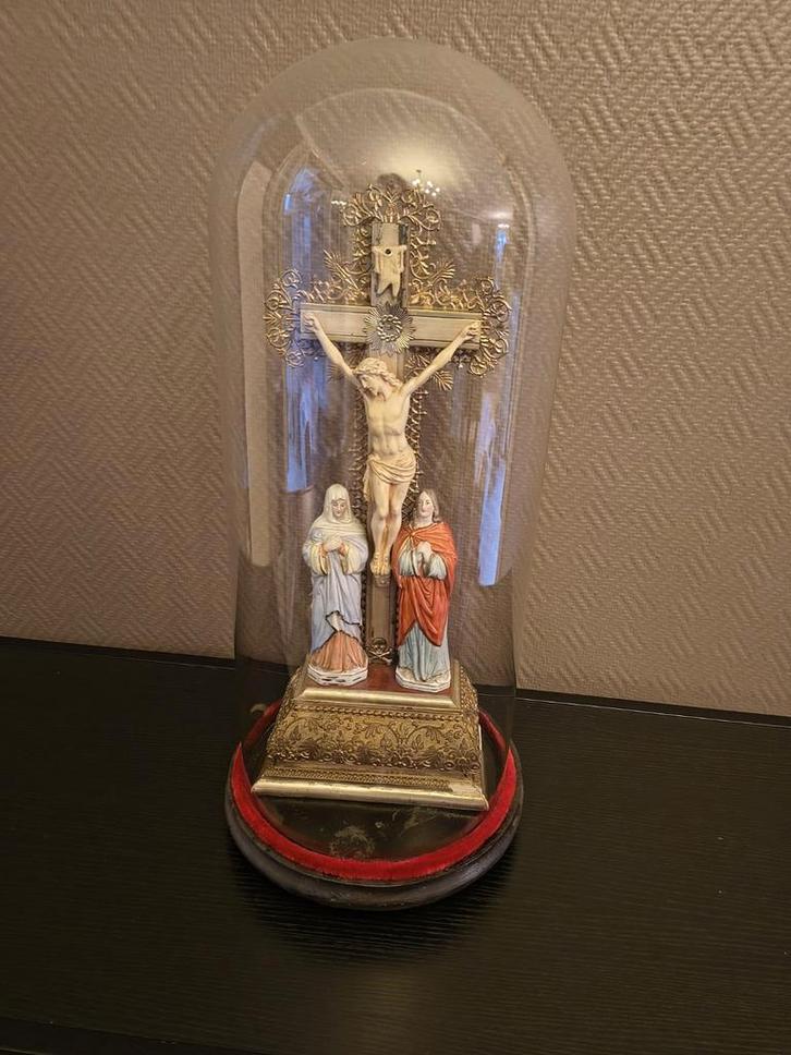 Heilig beeld onder glazen koepel, Collections, Religion, Comme neuf, Enlèvement ou Envoi