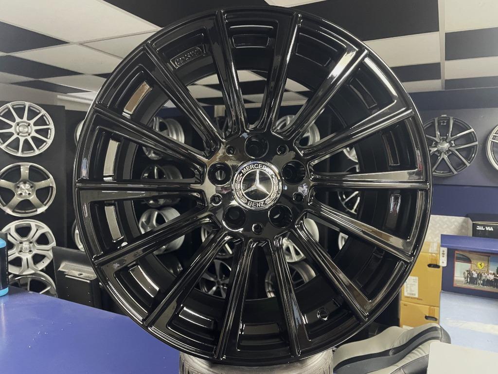 IN STOCK: NIEUWE set 18 inch 5x112 zwarte sportvelgen MB VW, Autos : Pièces & Accessoires, Pneus & Jantes, Jante(s), Pneus été
