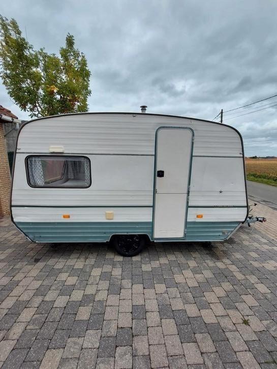 Retro caravan munsterland 750 kg. Keuringsvrij., Caravans en Kamperen, Caravans, Particulier, Ophalen