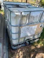 Regenton op plastiek pallet, Ophalen, Zo goed als nieuw