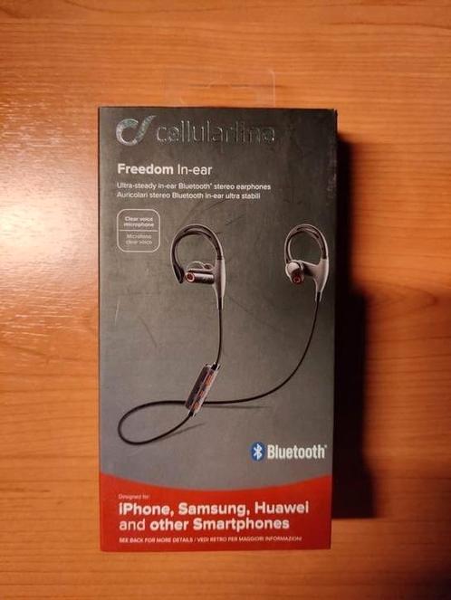Bluetooth stereo earphones - Cellularline BTFREEDOMINEARK, Audio, Tv en Foto, Hoofdtelefoons, Zo goed als nieuw, Overige merken