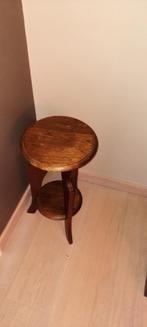 Bijzettafel massief, Gebruikt, Klassiek, Rond, Hout