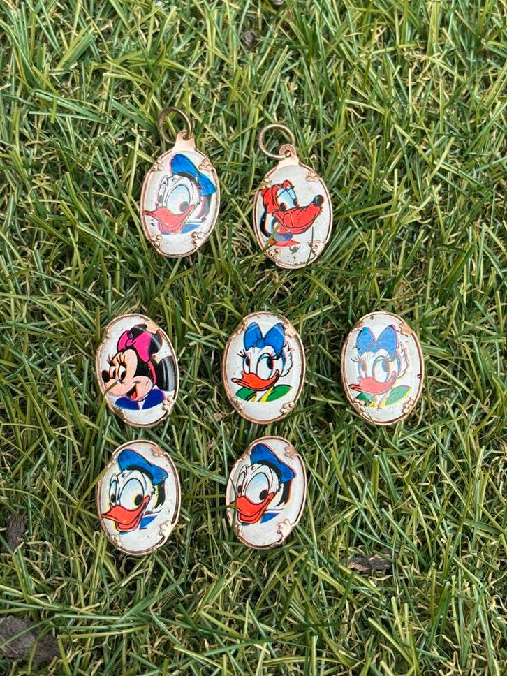 Diverse vintage Disney speldjes/hangers meer dan 50 jaar oud, Verzamelen, Disney, Gebruikt, Overige typen, Donald Duck, Ophalen of Verzenden