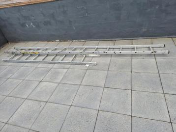 Échelle double de 6m de la marque perfecty, Enlèvement, Utilisé, Échelle