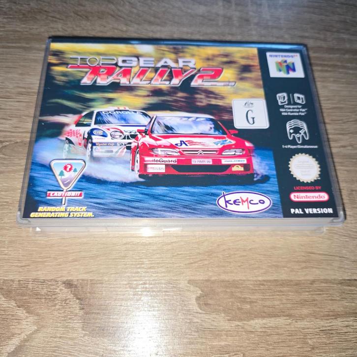 Top Gear Rally 2 N64 Game Case, Games en Spelcomputers, Games | Nintendo 64, Zo goed als nieuw, Verzenden