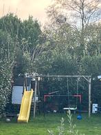 Portique avec balançoire et toboggan, Kinderen en Baby's, Speelgoed | Buiten | Speeltoestellen, Ophalen, Zo goed als nieuw, Glijbaan