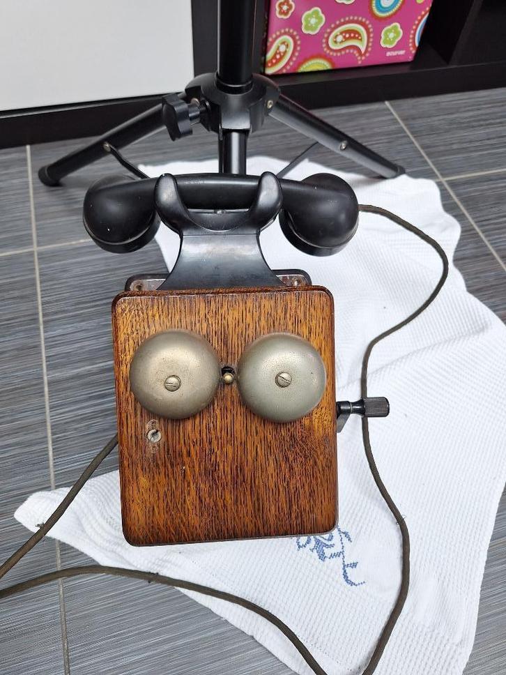 Antiek Telefoontoestel met zwengel, Antiek en Kunst, Antiek | Woonaccessoires, Ophalen