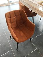 6 Eetkamerstoelen cognac met armleuningen, Enlèvement