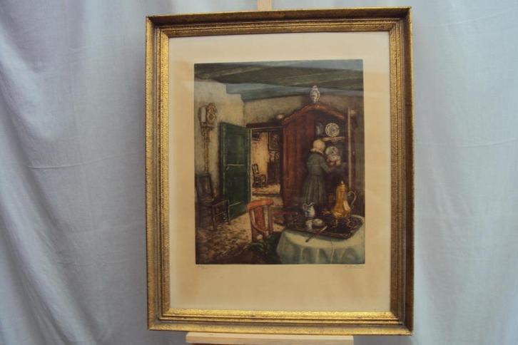 ets, Antiek en Kunst, Kunst | Etsen en Gravures, Ophalen