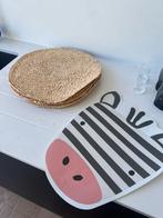 6 rotan Onderleggers + 1 zebra onderlegger, Ophalen