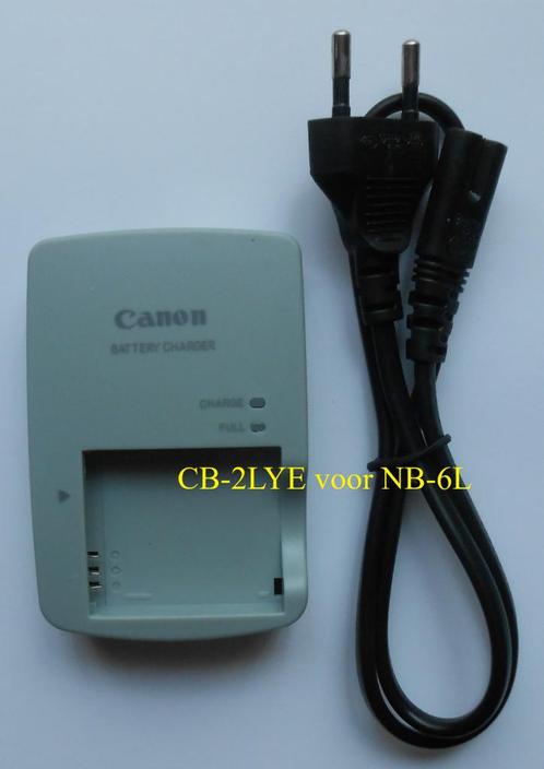 Chargeur de batterie Canon CB-2LYE + 1 batterie NB-6L : neuf, TV, Hi-fi & Vidéo, Photo | Accumulateurs & Batteries, Neuf, Enlèvement ou Envoi