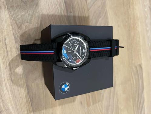 BMW M Motorsport Chrono horloge 43 mm - 112004, Handtassen en Accessoires, Horloges | Heren, Nieuw, Polshorloge, Goud, Kunststof