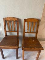 2 vintage stoelen, Antiek en Kunst, Ophalen