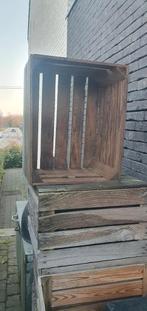 14 vintage/gebruikte houten fruitkisten, Doe-het-zelf en Bouw, Kratten en Dozen, Ophalen