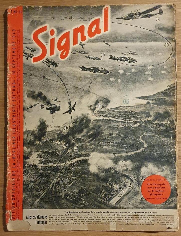 Signal 11 - 1940 - FR - Tijdschrift, Boeken, Oorlog en Militair, Gelezen, Algemeen, Tweede Wereldoorlog, Ophalen of Verzenden