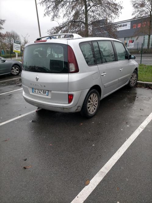 Espace, Autos, Renault, Particulier, Espace, Diesel, Boîte manuelle, Argent ou Gris, Noir, Cuir, Enlèvement