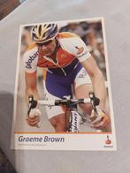 Wielerkaart : Graeme Brown / Rabobank, Verzenden, Zo goed als nieuw, Poster, Plaatje of Sticker