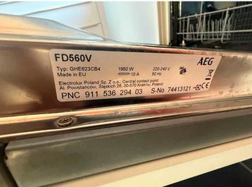 Vaatwasser: AEG GHE623CB4 inbouw beschikbaar voor biedingen