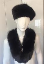 Natuurlijke vintage bontmuts en bontkraag, bontstola, Kleding | Dames, Mutsen, Sjaals en Handschoenen, Ophalen of Verzenden, Gedragen