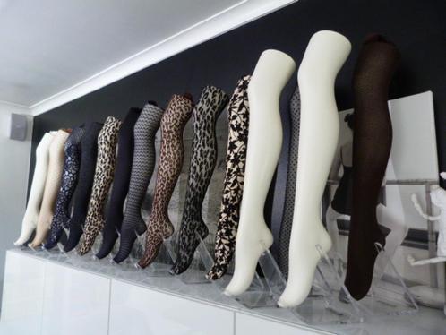 14 x Paspop benen op statief - nylon kousen display, Hobby en Vrije tijd, Naaien en Fournituren, Gebruikt, Paspop, Ophalen of Verzenden