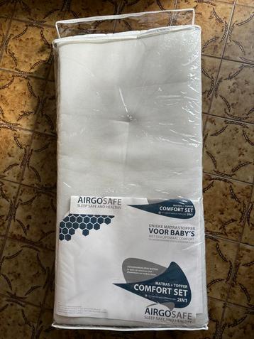 Set confort matelas 60x120 + topper Airgosafe