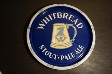 plateau en émail Whitbread - Stout Pale Ale disponible aux enchères