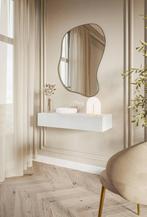 kaptafel wit + rechthoek spiegel wit beiden nieuw!, Ophalen, Nieuw