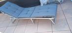 Ligzetel met kussen zo goed als nieuw grijs, Enlèvement, Comme neuf