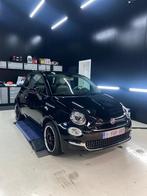 Fiat 500 lounge 72.000KM, Auto's, Voorwielaandrijving, Overige bekleding, Zwart, 115 g/km