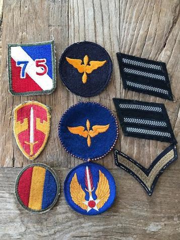 WW2 ensemble de badges US et RAF beschikbaar voor biedingen