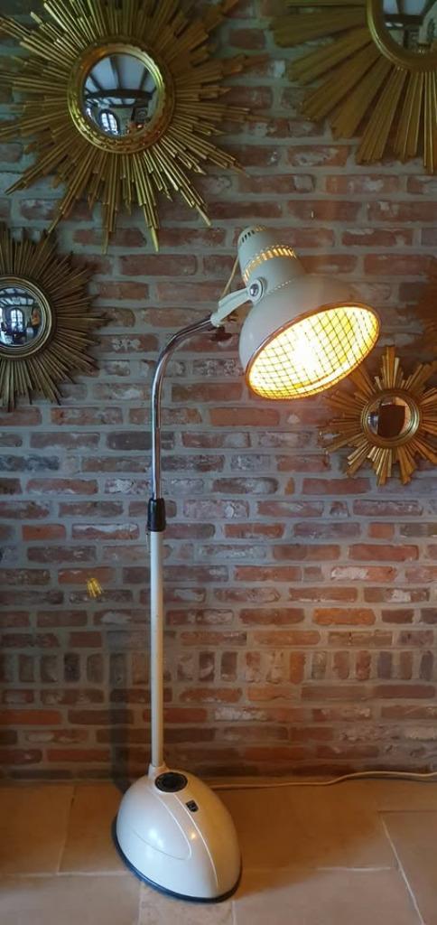 Vintage Philips lamp - brocante staanlamp/vloerlamp, Antiek en Kunst, Antiek | Verlichting, Ophalen