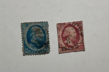 Postzegels KONING WILLEM III - 1856 en 1864