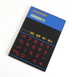 Slim 1980s Solar Calculator by Milano Series Memphis design, Diversen, Ophalen of Verzenden, Zo goed als nieuw