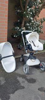 Witte Combinatie buggy, Kinderen en Baby's, Kinderwagens en Combinaties, Ophalen, Gebruikt