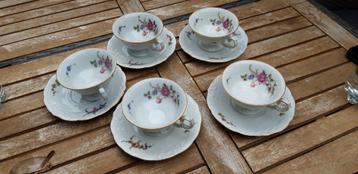 Setje koffieservies Wawel Poland porselein, Enlèvement
