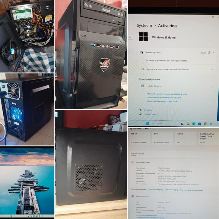 PC bureau - Desktop computers - nuc pc, Computers en Software, Desktop Pc's, Refurbished, SSD, Ophalen