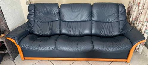 Ekornes Stressless driezit zetel, Huis en Inrichting, Zetels | Zetels, Gebruikt, Rechte bank, Driepersoons, 200 tot 250 cm, 75 tot 100 cm
