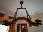 Vintage kroonluchters, Huis en Inrichting, Lampen | Hanglampen, Ophalen, Gebruikt, Hout, Vintage