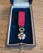 Miniature réduction médaille ordre de la couronne en argent, Enlèvement ou Envoi, Argent